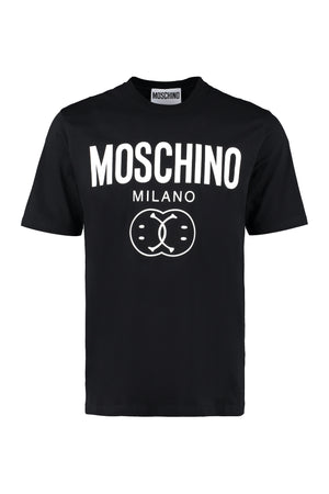 Moschino Smiley printed cotton T-shirt-0